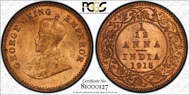 1915(C) 1/12 An SW-8.536 MS65RD