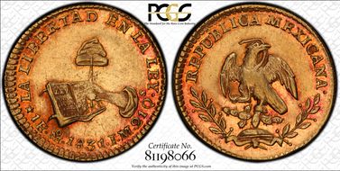 1831-Mo JM Escudo AU53