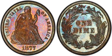 1877 10C PR66