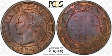 1899 1C MS65RB