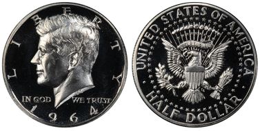 1964 50C Accented Hair PR67CAM