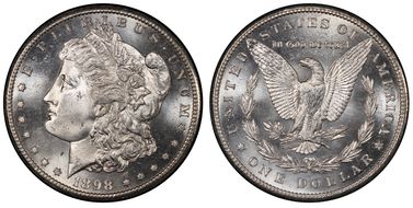 1898-S $1 MS65+