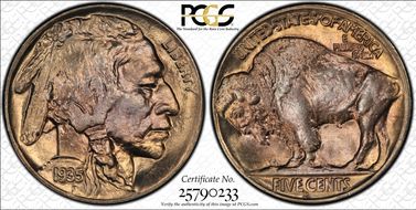 1935-D 5C MS67