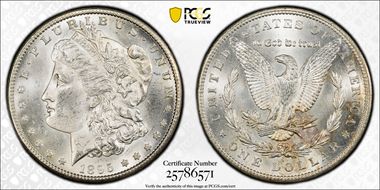 1895-S $1 VAM 3, S/S MS64+