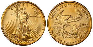 1992 $5 Gold Eagle MS70