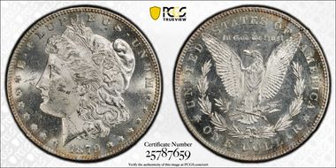 1879-S $1 VAM 4, Rev. of 1878 MS63