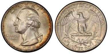 1950-D 25C MS67+
