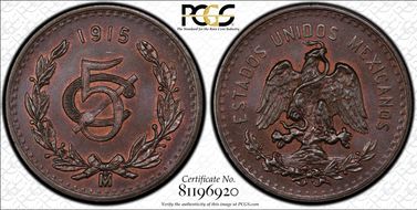 1915-Mo 5C MS65BN