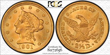 1901 $2.50 MS64