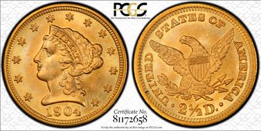 1904 $2.50 MS64