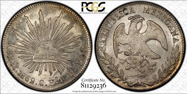 1862-Mo CH 8 R Mo50 MS63