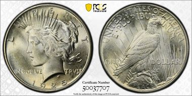 1925 $1 MS67