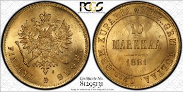 1881-S 10 Mar MS64