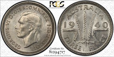 1940(m) 3D KM-37  Ag MS65