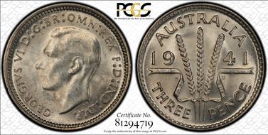 1941(m) 3D KM-37  Ag MS64