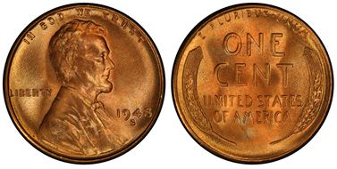 1948-S 1C MS67+ RD