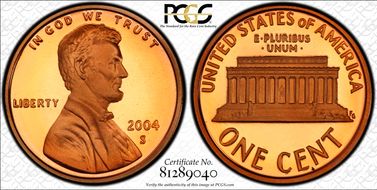 2004-S 1C PR69DCAM