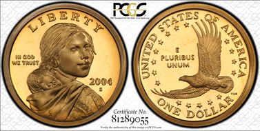 2004-S SAC$1 PR68DCAM