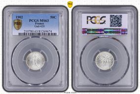 1902 50C Gad-420 F-190 MS63