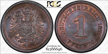 1875-A Pfg J-1 MS64BN