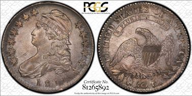 1811 50C O-106 MS62+