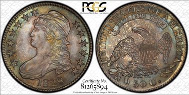 1828 50C O-107 MS64