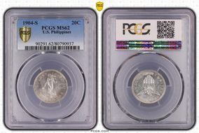 1904-S 20C MS62