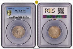 1904-S 20C MS64