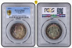 1911 1/2 Cr S-4011 PR66