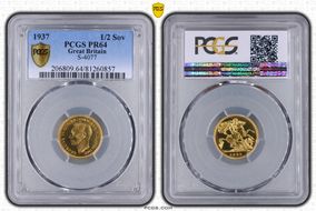 1937 1/2 Sov S-4077 PR64