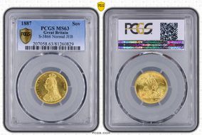 1887 Sov S-3866 Angled J MS63