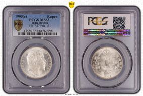 1905(C) Rupee SW-7.27 Prid-191 MS63