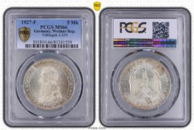 1927-F 5 Mk Tubingen J-329 MS66