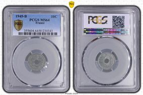 1945-B 10C Gad-292 F-143 MS64