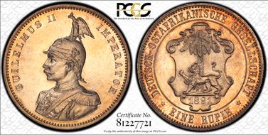 1891 Rupie J-713 PR63