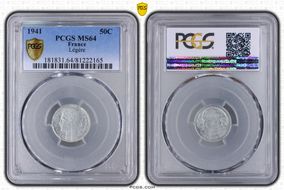 1941 50C Légère MS64