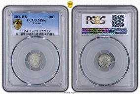 1856-BB 20C Gad-305 MS62