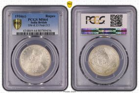 1916(C) Rupee SW-8.33 Prid-212 MS64