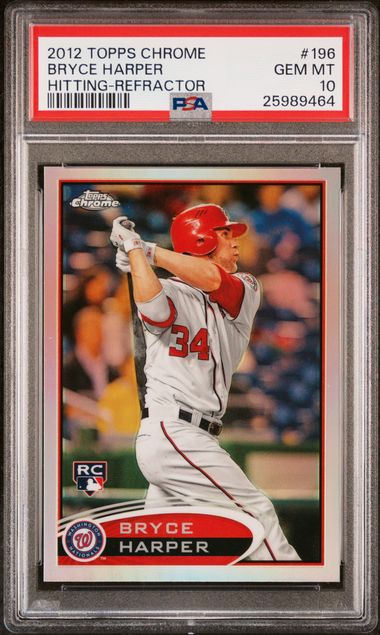 2012 Topps Refractor #196 Bryce Harper front