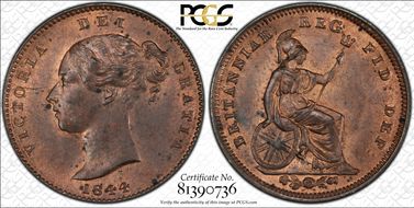 1844 1/3 Far S-3952 MS64RB