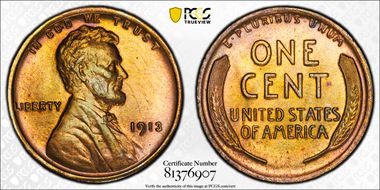 1913 1C MS65RB