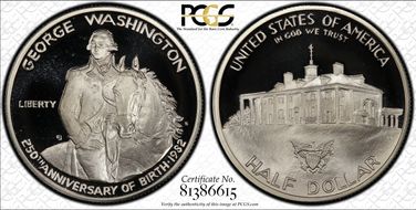 1982-S 50C Washington PR69DCAM