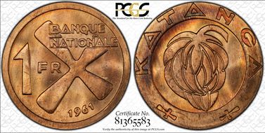 1961 1 Fr KM-1 SP65RD