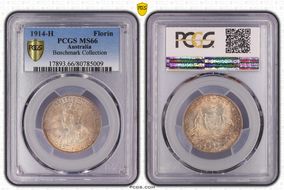 1914-H Florin MS66