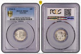 1944-S 6D MS62