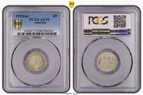 1952(m) 6D KM-45  Ag AU55