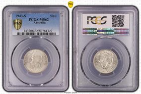 1943-S Shil KM-39  Ag MS62
