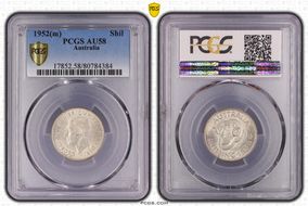 1952(m) Shil KM-46  Ag AU58