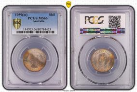 1959(m) Shil KM-59  Ag MS66