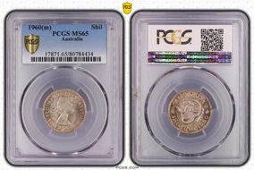 1960(m) Shil KM-59  Ag MS65